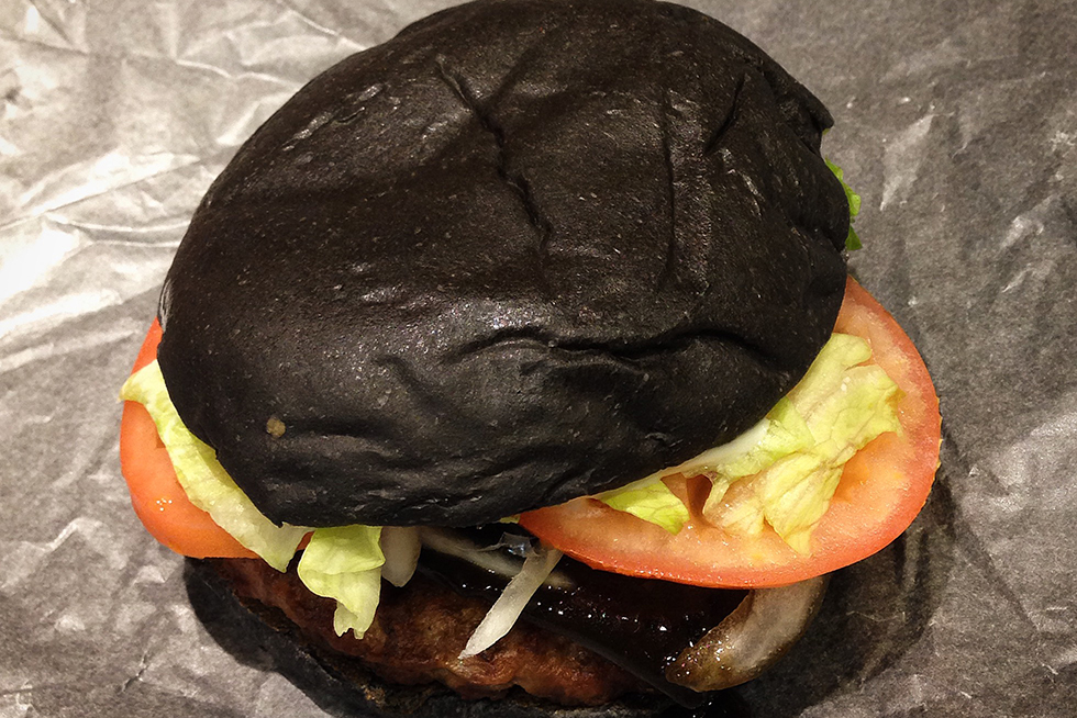 Kuro (Black) Burger at Burger King | Tokyo, Japan