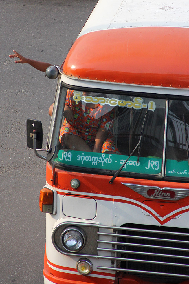 Yangon Buses | Yangon, Myanmar