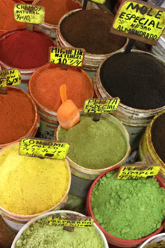 Pepper tones of Mercado Merced | Mexico City, Mexico