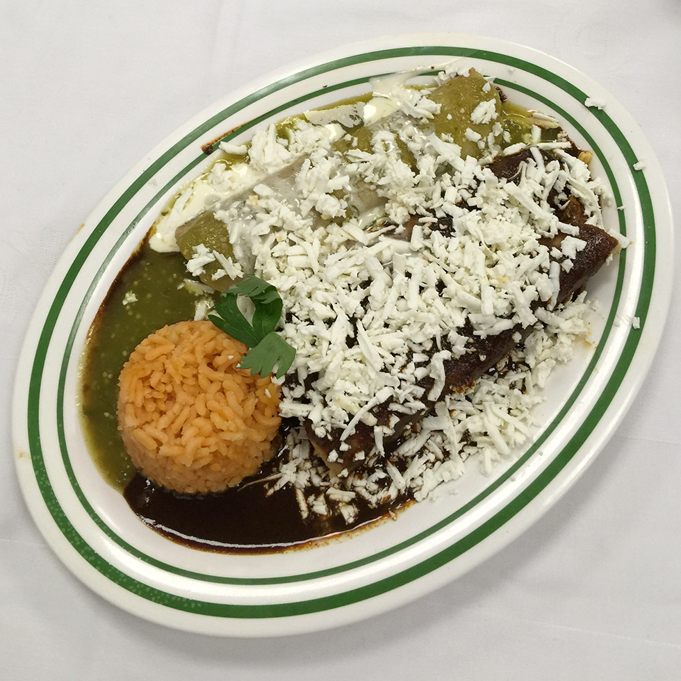 Enchiladas at Los Panchos | Mexico City, Mexico