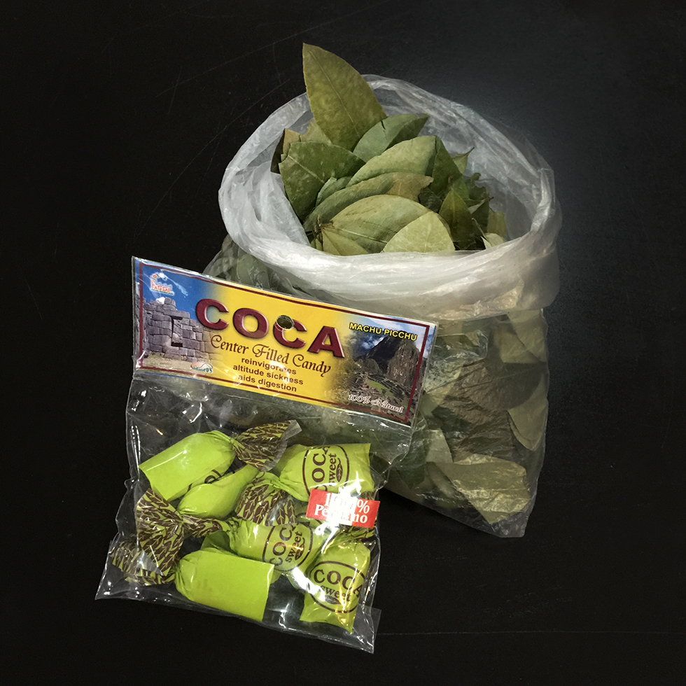 Coca leaves and coca candy | Aguas Calientes, Peru