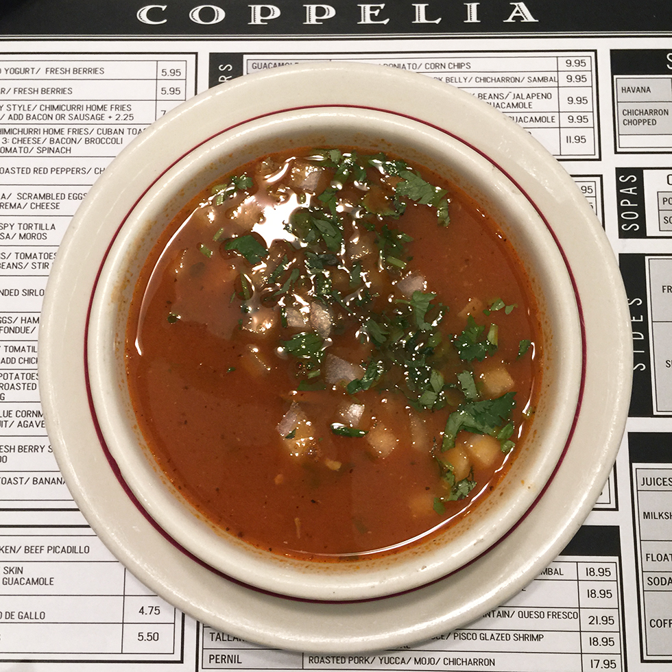 Seafood pozole at Coppelia | New York, New York
