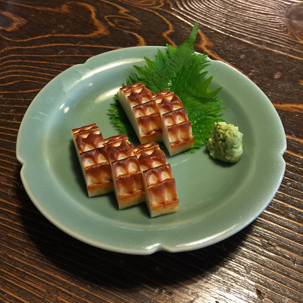 Fish cakes at Honke Owariya | Kyoto, Japan