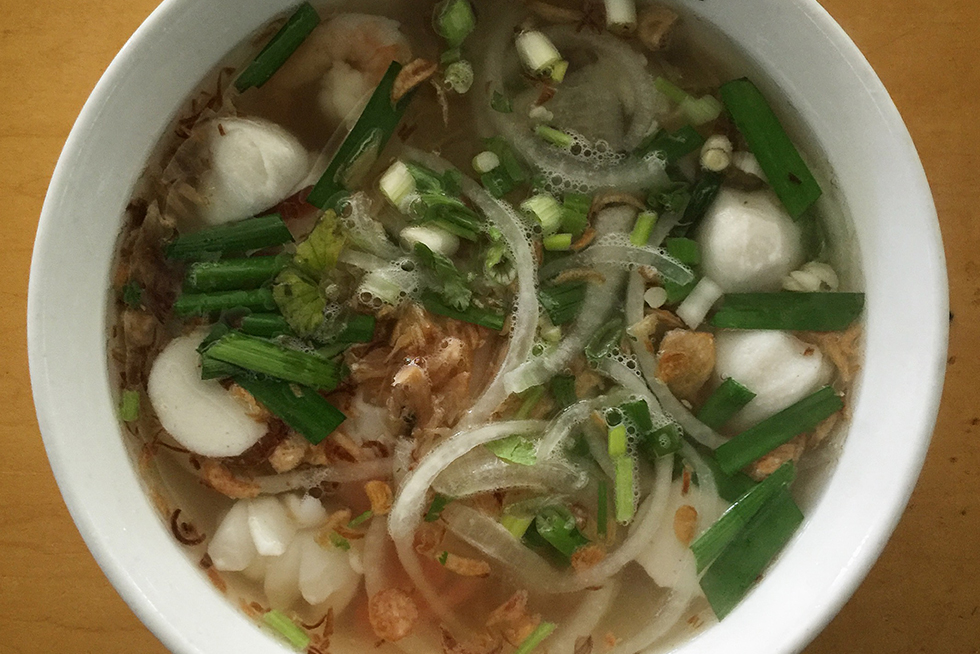 Seafood pho from Cơm Tấm Ninh Kiều | New York, New York
