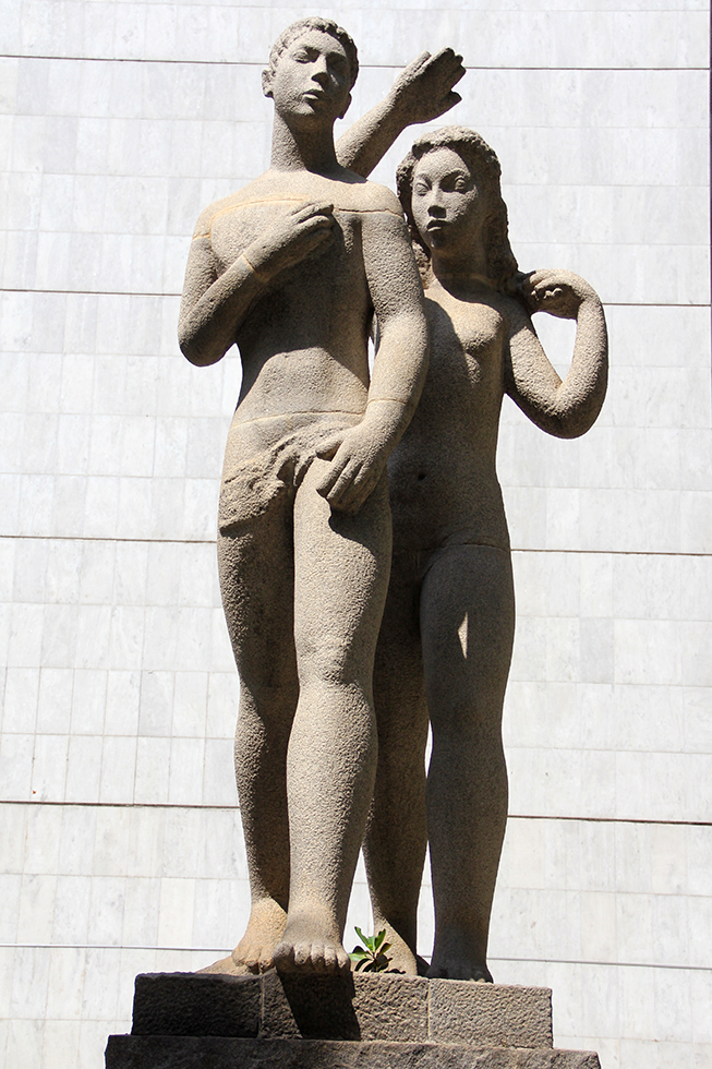 Bruno Giorgi sculpture in front of the Ministry of Education & Health | Rio de Janeiro, Brazil