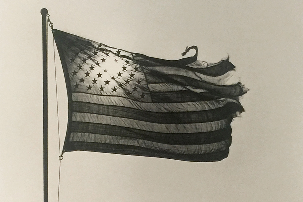 'The American Flag' by Mapplethorpe at The Getty | Los Angeles, California