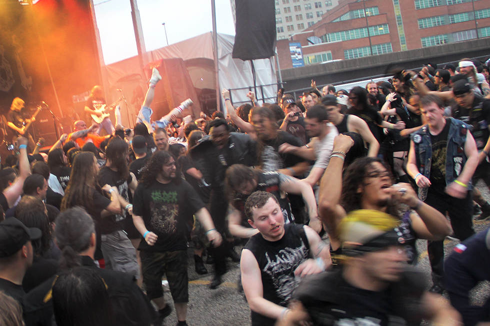 Mosh pit at Maryland Deathfest 2016 | Baltimore, Maryland