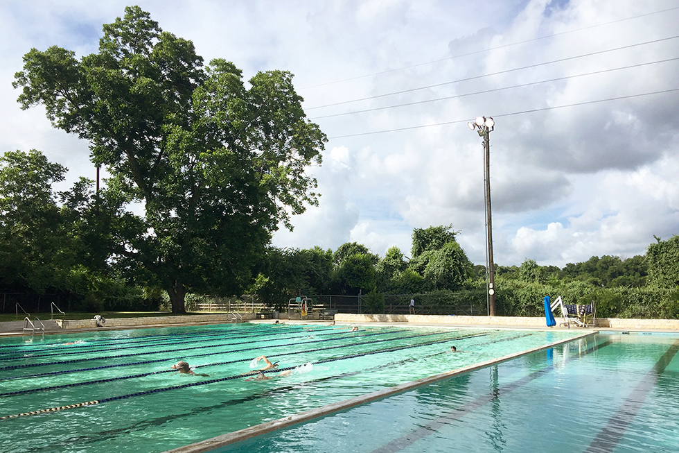 Morning Lap Swim at Deep Eddy Pool | Austin, Texas