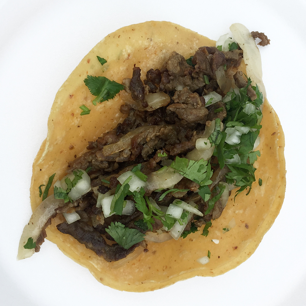 Carne asada taco from Las Trancas | Austin, Texas