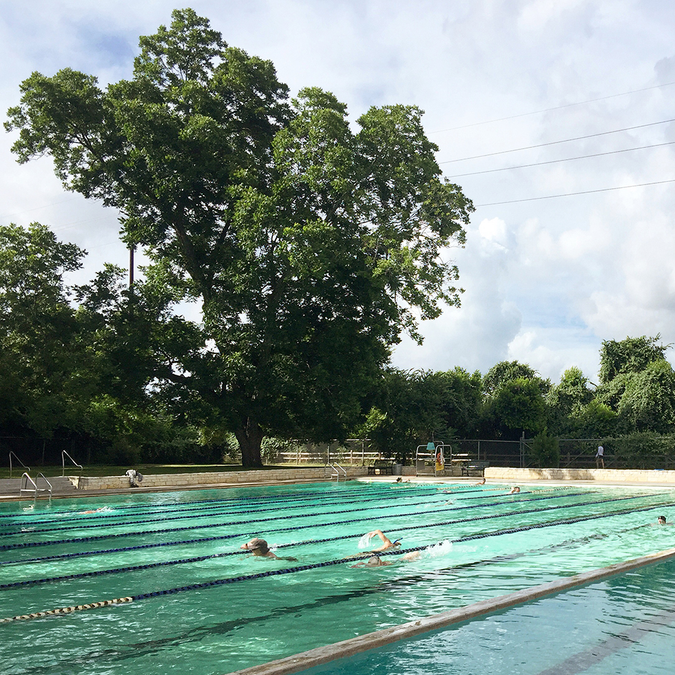 Morning Lap Swim at Deep Eddy Pool | Austin, Texas