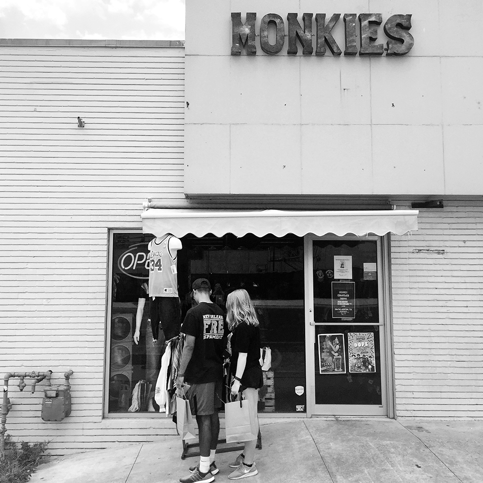 Monkies Vintage thrift shop | Austin, Texas