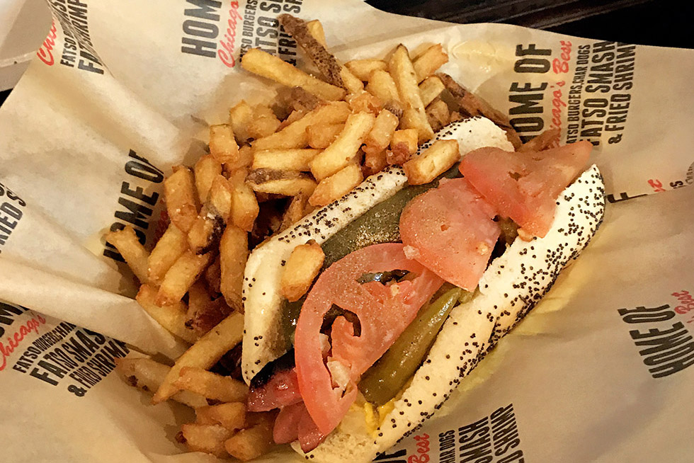 Chicago Dog at Fatso's Last Stand | Chicago, Illinois